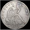 Image 1 : 1854 Arws Seated Liberty Half Dollar CLOSELY UNCIR