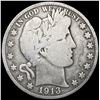 Image 1 : 1913 Barber Half Dollar NICELY CIRCULATED