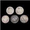 Image 2 : (5) Varied US Half Dollars (1859-O, 1914, 1917-S,