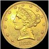 Image 1 : 1881 $5 Gold Half Eagle UNCIRCULATED