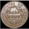 Image 2 : 1828 13 Stars Classic Head Half Cent CLOSELY UNCIR