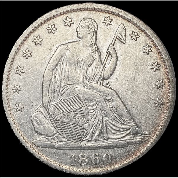 1860-S Seated Liberty Half Dollar UNCIRCULATED