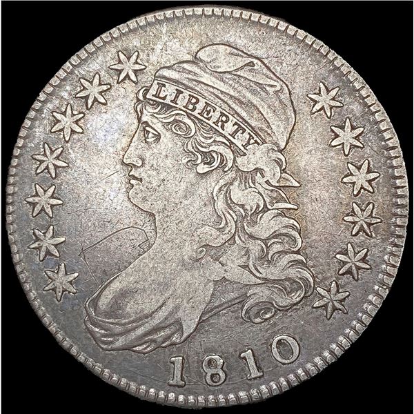 1810 Capped Bust Half Dollar LIGHTLY CIRCULATED