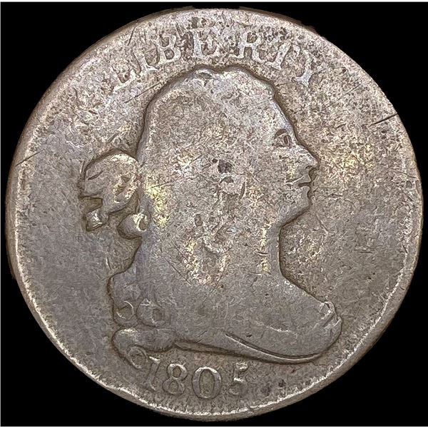 1805 Draped Bust Half Cent NICELY CIRCULATED