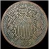 Image 1 : 1865 Two Cent Piece NICELY CIRCULATED