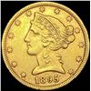 Image 1 : 1895 $5 Gold Half Eagle CLOSELY UNCIRCULATED