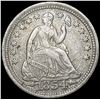 Image 1 : 1854 Arws Seated Liberty Half Dime CLOSELY UNCIRCU