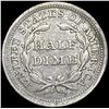 Image 2 : 1854 Arws Seated Liberty Half Dime CLOSELY UNCIRCU
