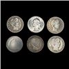 Image 1 : (6) Varied US SILV Quarters (1844-O, 1893, 1903, 1