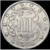 Image 2 : 1853 Silver Three Cent CLOSELY UNCIRCULATED
