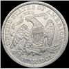 Image 2 : 1873 Arws Seated Liberty Quarter CLOSELY UNCIRCULA