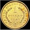 Image 2 : 1851 Rare Gold Dollar UNCIRCULATED