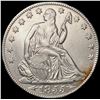 Image 1 : 1855 Arrows Seated Liberty Half Dollar CLOSELY UNC