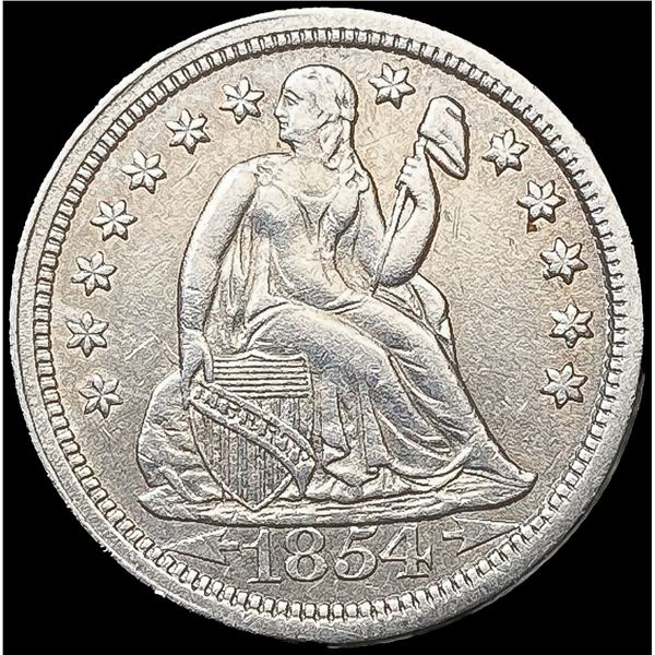 1854 Seated Liberty Dime CLOSELY UNCIRCULATED