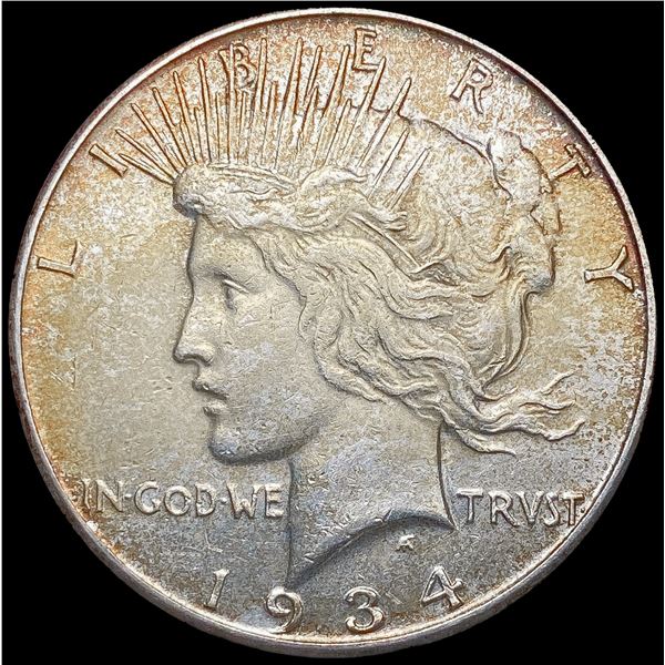 1934-S Silver Peace Dollar CLOSELY UNCIRCULATED