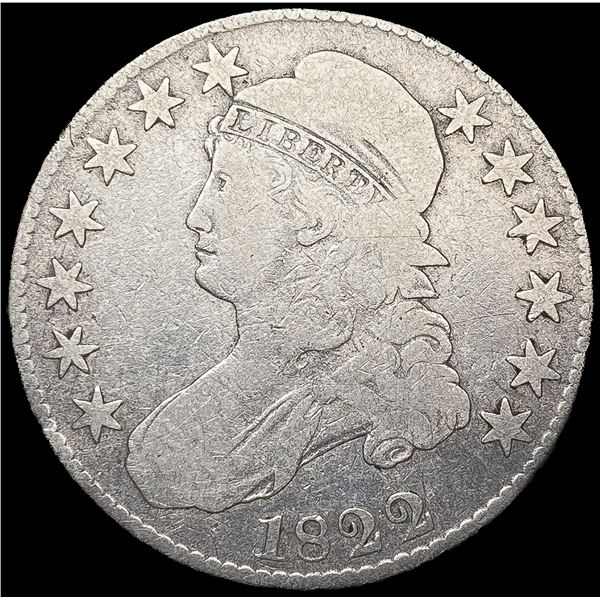 1822 Capped Bust Half Dollar NICELY CIRCULATED