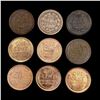 Image 2 : (9) Varied US Cents (1859, 1890, 1901, (2) 1909, (