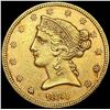 Image 1 : 1861 $5 Gold Half Eagle UNCIRCULATED