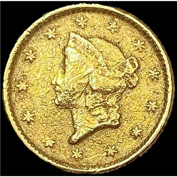 1854 Rare Gold Dollar NICELY CIRCULATED