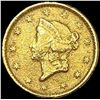 Image 1 : 1854 Rare Gold Dollar NICELY CIRCULATED