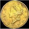 Image 1 : 1851 Rare Gold Dollar NICELY CIRCULATED