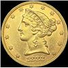 Image 1 : 1882 $5 Gold Half Eagle UNCIRCULATED