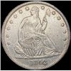 Image 1 : 1842 Seated Liberty Half Dollar CLOSELY UNCIRCULAT