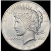 Image 1 : 1921 Silver Peace Dollar CLOSELY UNCIRCULATED