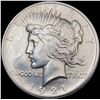 Image 1 : 1921 Silver Peace Dollar NEARLY UNCIRCULATED