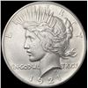 Image 1 : 1921 Silver Peace Dollar CLOSELY UNCIRCULATED