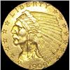 Image 1 : 1909 $2.50 Gold Quarter Eagle CLOSELY UNCIRCULATED