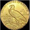 Image 2 : 1909 $2.50 Gold Quarter Eagle CLOSELY UNCIRCULATED