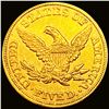 Image 2 : 1861 $5 Gold Half Eagle UNCIRCULATED