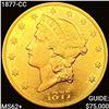 Image 1 : 1877-CC $20 Gold Double Eagle SUPERB GEM BU