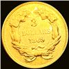 Image 2 : 1869 $3 Gold Piece UNCIRCULATED