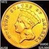 Image 1 : 1872 $3 Gold Piece CHOICE AU