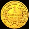Image 2 : 1850-C Rare Gold Dollar CHOICE AU