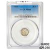 Image 1 : 1868 Silver Three Cent PCGS MS64