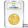 Image 1 : 1924 SG $20 Gold Double Eagle NGC MS64
