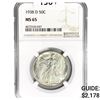 Image 1 : 1938-D Walking Liberty Half Dollar NGC MS65