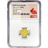 Image 1 : 2023P $5 1/20th oz Gold Australian Rabbit NGC MS70