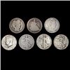 Image 1 : (7) Varied US Half Dollars (1856, 1895-O, 1909-S,