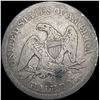 Image 2 : 1855 Arws Seated Liberty Half Dollar NICELY CIRCUL