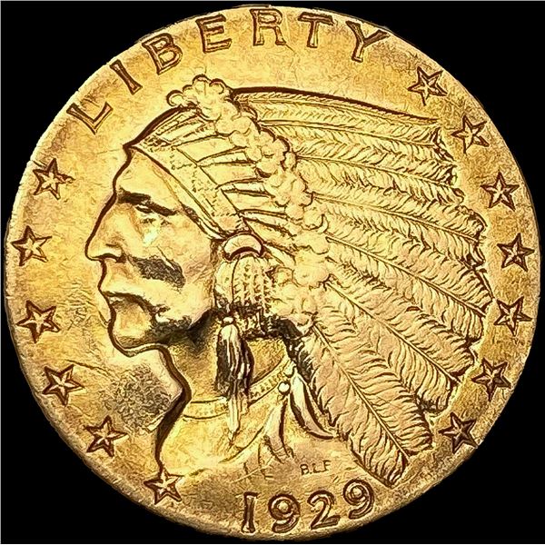 1929 $2.50 Gold Quarter Eagle UNCIRCULATED