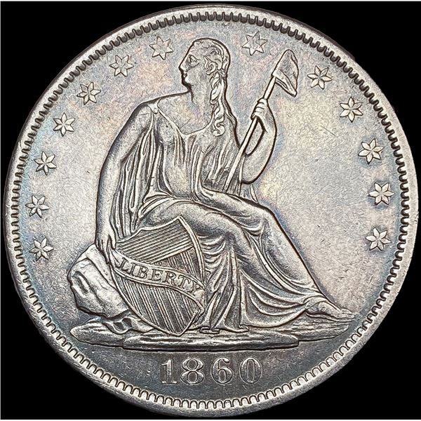 1860-O Seated Liberty Half Dollar UNCIRCULATED