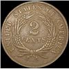 Image 2 : 1871 Two Cent Piece NEARLY UNCIRCULATED