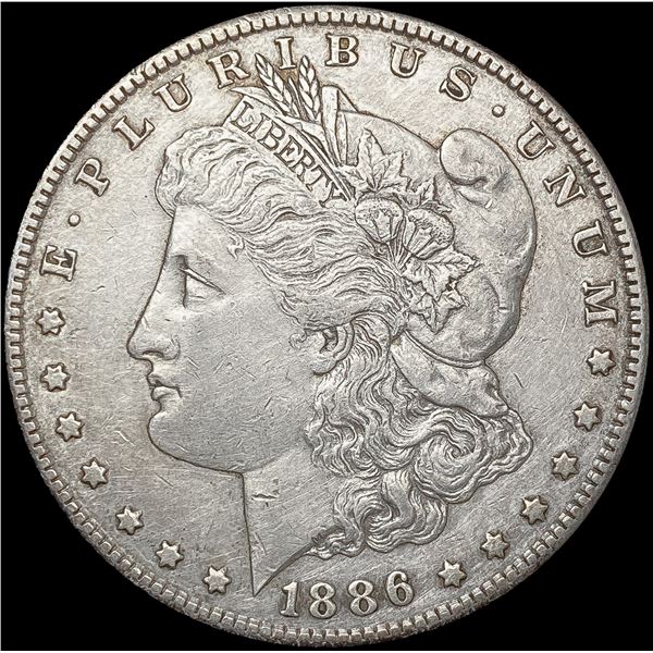 1886-S Morgan Silver Dollar NEARLY UNCIRCULATED