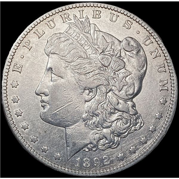 1892-S Morgan Silver Dollar NEARLY UNCIRCULATED