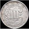 Image 2 : 1852 Silver Three Cent UNCIRCULATED