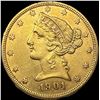 Image 1 : 1901 $5 Gold Half Eagle UNCIRCULATED